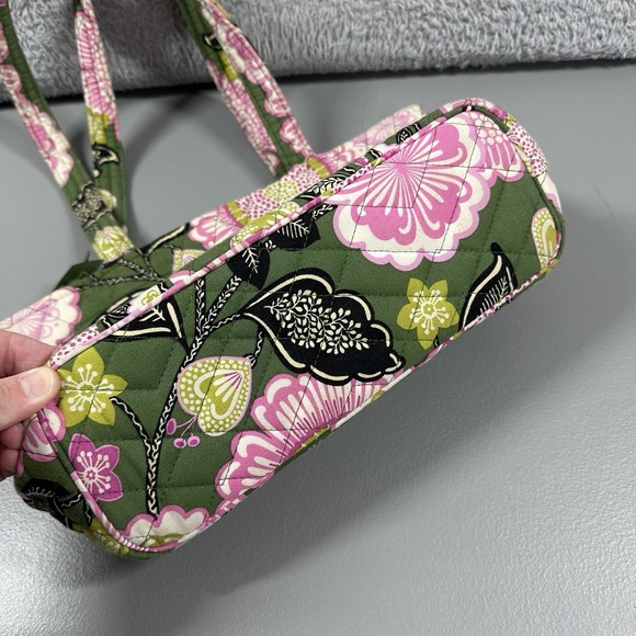 Vera‎ Bradley Mandy Handbag Olivia Pink  Cloth Pockets Organizers Retired - Picture 3 of 10